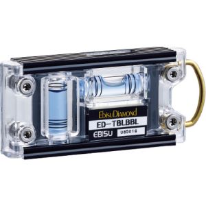 エビス EBISU エビス ED-TBLBBL トビレベル ブラック 気泡管カラー ブルー 水平器