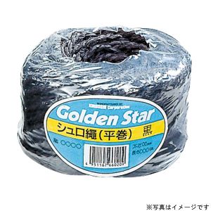 キンボシ GS キンボシ #3426 シュロ縄平巻 黒 50m