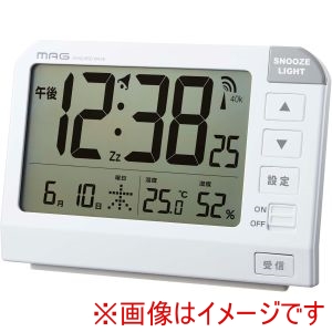 ノア精密 ノア精密 T-767 WH-Z MAG電波目覚まし時計 ホーネット