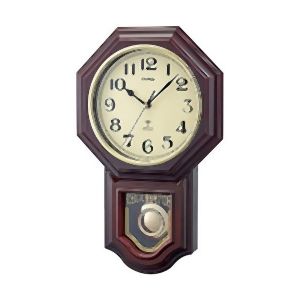 ノア精密 NOA ノア精密 W-640 BR 電波振り子時計 鹿鳴館DX ロクメイカン ブラウン