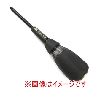 フジ矢 FUJIYA フジ矢 524SK-BG 安全貫通ドライバー 黒金 +2×100mm