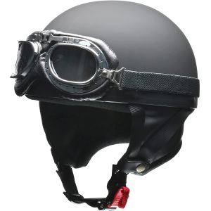 リード工業 LEAD リード工業 CR-751 ハーフヘルメット マットブラック  LLサイズ LEAD