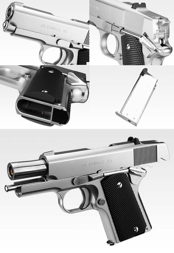  東京マルイ 東京マルイ デトニクス.45 ステンレスモデル ガスブローバックガン