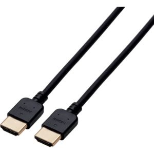 エレコム ELECOM エレコム CAC-HD14EY15BK HDMIケーブル イーサネット対応 やわらか Ver.1.4 1.5m ブラック