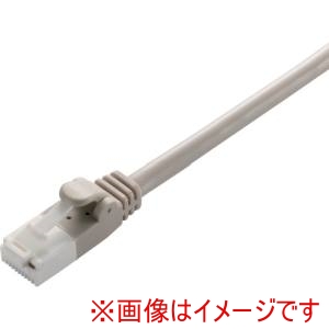 エレコム ELECOM エレコム LD-GPT/LG2/RS RoHS準拠 CAT6対応爪折れ防止LANケーブル 2m ライトグレー
