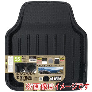 錦産業 錦産業 CR-8151 クロスオーバー カーマット 前席SS 後席兼用 ブラック