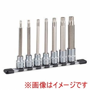 トネ TONE トネ HTX407L ロングトルクスソケットセット 強力タイプ･ホルダー付 TONE
