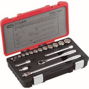 トネ TONE トネ 3130MP ソケットレンチセット 差込角9.5mm 18点セット TONE