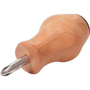 トネTONE トネ PWSD-P2 木柄ドライバー スベランスタビードライバー 刃先No.2 軸長25mm 全長82mm