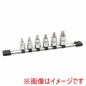 トネ TONE トネ HTX306S ショートトルクスソケットセット 強力タイプ ホルダー付 
