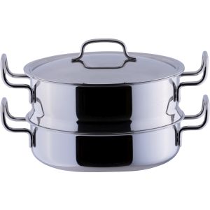 宮崎製作所 ジオプロダクト GEO-28M 蒸し器付鍋 28cm  宮崎製作所