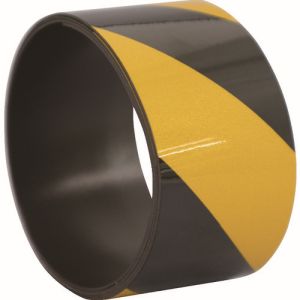 日東エルマテリアル Nitto 日東エルマテ HMG-50YB 反射マグネットシート 50mm×1m イエロー/ブラック
