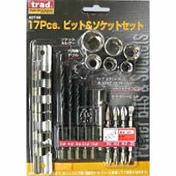  TRAD TRAD DT4B 17pcsビット＆ソケットセット 三共コーポレーション
