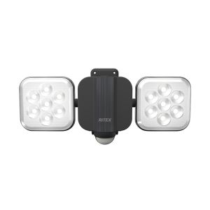 ムサシ ライテックス RITEX ライテックス LED-AC2022 11W2灯フリーアーム式LEDセンサーライト ムサシ