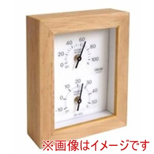 クレセル クレセル CR-650W 天然木温湿度計