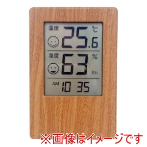 クレセル クレセル 木目調デジタル温湿度計 グラン CR-2700J