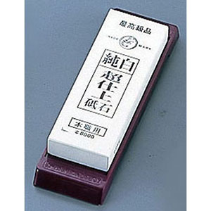 ナニワ研磨工業 NANIWA ナニワ研磨工業 IF-1001 エビ印 超仕上純白砥石 台付 No.8000