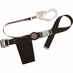 藤井電工 FUJIIDENKO 藤井電工 TB-ORL-593SV-BLK-M-BP ツヨロン 胴ベルト型墜落制止用器具 ワンハンドリトラ 軽量回転フック型 黒 Mサイズ TUYORON