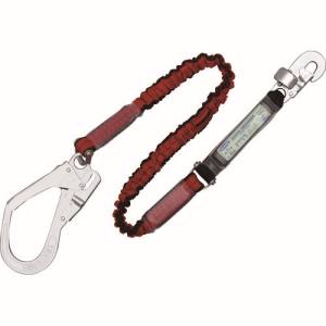 藤井電工 FUJIIDENKO 藤井電工 TBL-NV99-RE-BP ツヨロン 胴ベルト型用ランヤード ノビロン 赤 TUYORON