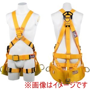 藤井電工 TSUYORON 藤井電工 TH-600-OT-M-JAN-BX 傾斜面作業用ハーネス 傾斜面作業用ベルト一体式 黄 Mサイズ