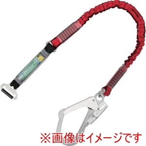 藤井電工 FUJIIDENKO 藤井電工 TBL-AT-NV-S5931-RE-N-BP 胴ベルト型墜落制止用器具用副ランヤード 伸縮タイプ ノビロン ツヨロン