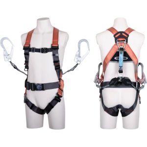 藤井電工 ツヨロン 藤井電工 TH502-2CR93SV-OT-OR-BKM-2R23BX コアハーネス ツインコルトリトラ オレンジ Mサイズ