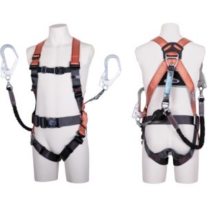 藤井電工 ツヨロン 藤井電工 TH502-CRNV93SVOT-OR-BKM-2R23BX コアハーネス ツインコルトリトラ オレンジ Mサイズ