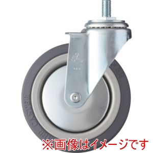 ハンマーキャスター HAMMER CASTER ハンマーキャスター 4200MA-KUB125 ねじ込み式キャスター 自在 車輪径125mm ウレタン車輪 ナイロンホイール ベアリング 