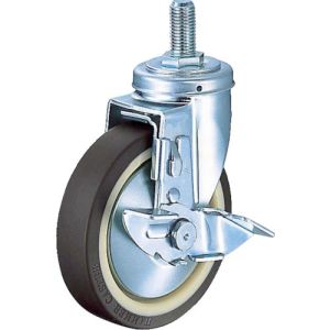 ハンマーキャスター HAMMER CASTER ハンマーキャスター 413SA-UB100-BAR01 Sシリーズ ねじ込み 自在SP付 ウレタンB車 100mm