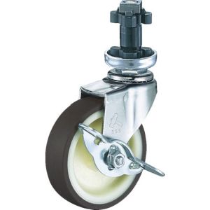 ハンマーキャスター HAMMER CASTER ハンマーキャスター 4152EN-UR75-BAR01 ENシリーズ 自在SP付 ウレタン車 75mm