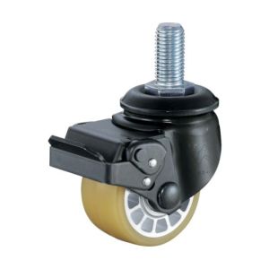 ハンマーキャスター HAMMER CASTER ハンマーキャスター 545SA-BAU65-BAR01 低床式重荷重用ねじ式SP付ウレタン車 B入り65mm M20×P2.5