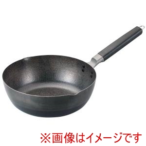 下村企販 下村企販 ファイバーライン鉄製深型いため鍋24cm