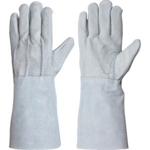 シモン simon シモン 107AK 牛床革手袋 背縫い当付 袖17cm 10個 メーカー直送 代引不可 北海道沖縄離島不可