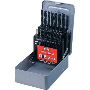 イシハシ精工 ISF ISF D19-S ストレートドリル 19本組セット イシハシ精工