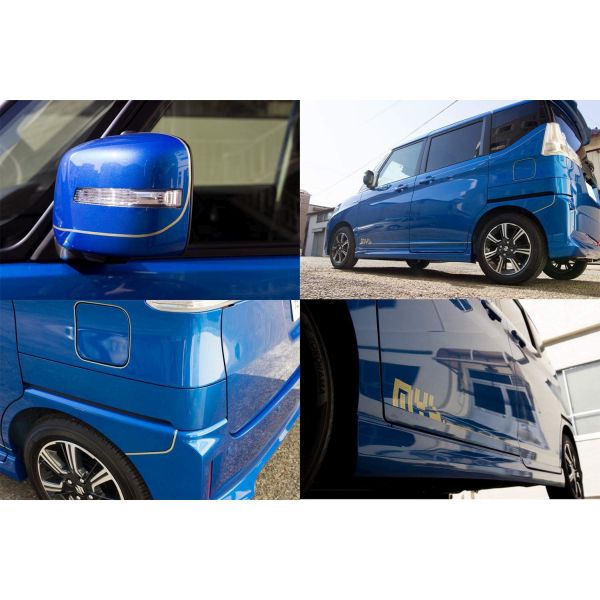  向島自動車用品製作所 向島自動車用品製作所 MM-05 カジュアルテープ 幅3mm×10m ゴールド