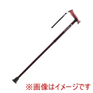 竹虎  竹虎 531645 104991 バンブーステッキワイド 折りたたみ杖 ワインレッド