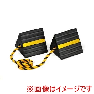 大橋産業 BAL 大橋産業 2252 タイヤストッパー 紐付き 2個入り 軽～普通自動車、RV車、トラック 最大積載量4t 対応 