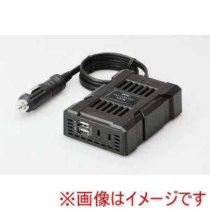 大橋産業 BAL 大橋産業 2816 カーコンセントインバーター DC12V専用 コンセント1口+USB2口 定格出力:100W 3.1A
