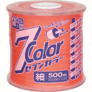 たくみ TAKUMI たくみ 4806 建築水糸セブンカラー 細 オレンジ