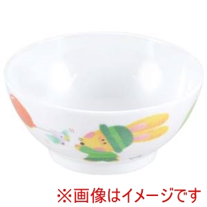 国際化工 国際化工 メラミン子供食器 スイートラビット 飯茶椀 身 J5BSR