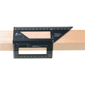 シンワ測定 SHINWA シンワ測定 62112 一発止型定規 ポリカーボネート