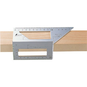 シンワ測定 SHINWA シンワ測定 62113 一発止型定規 アルミ