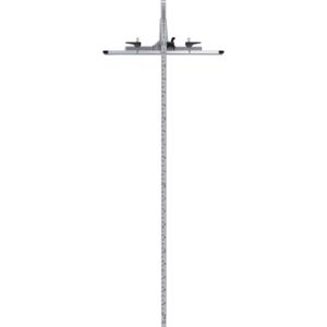 シンワ測定 SHINWA シンワ測定 73544 丸ノコガイド定規 Tスライド スリムシフト 2 60cm 併用目盛