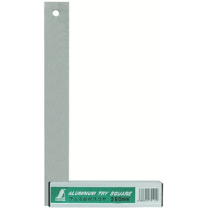 シンワ測定 SHINWA シンワ測定 74111 アルミ台付スコヤ 25cm 目盛なし