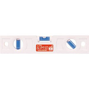 シンワ測定 SHINWA シンワ測定 76332 スリムレベル 200mm 白 背面マグネット付