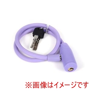 オリンパス orinpas オリンパス ワイヤーロック 60cm マットタイプ パープル