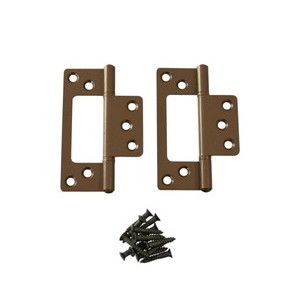 ハイロジック HILOGIK ハイロジック 17448 フラッシュ蝶番 76mm セントク色 2枚入 00017448-001
