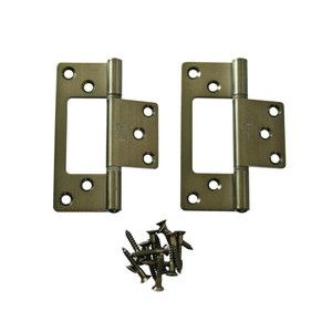 ハイロジック HILOGIK ハイロジック 17498 ステンフラッシュ蝶番 76mm LU 2枚入 00017498-001