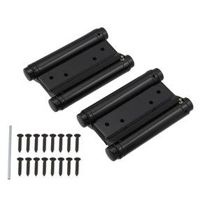 ハイロジック HILOGIK ハイロジック 26063 PEN黒塗リ自由丁番 両開 102mm 1組入 00026063-001