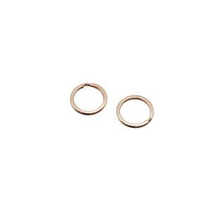 ハイロジック HILOGIK ハイロジック 29221 鉄平押し キーリング 16mm ピンクゴールド2個入 00029221-001